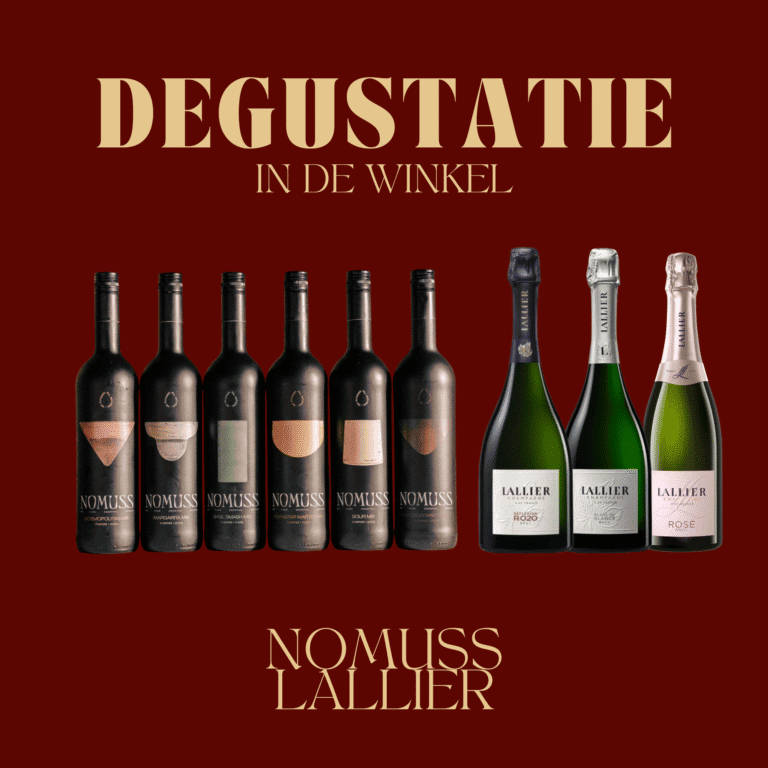 Degustatie Nomuss cocktail mixers en Lallier champagne