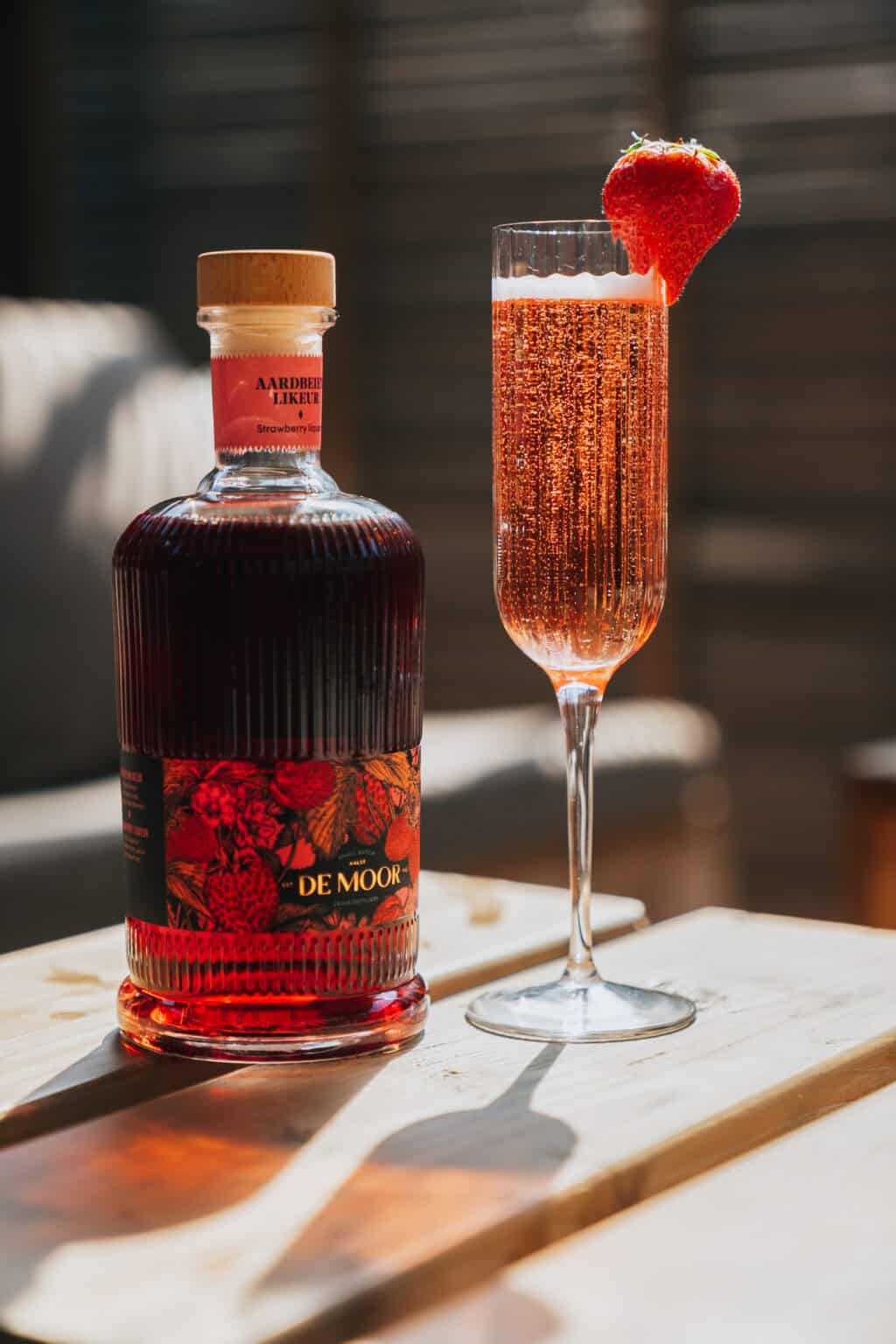 Aardbeienlikeur De Moor - Afbeelding 2